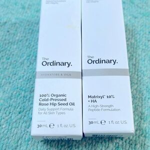 NIB The Ordinary Matrixyl and Rose Hip Seed Oil serums